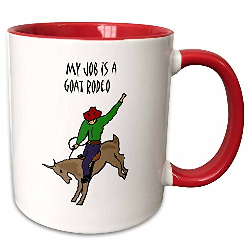 3dRose Print Of West Highland Terrier Painting Mug 11 oz Red