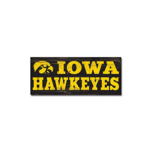 NCAA Legacy Iowa Hawkeyes Mini Table Top Stick 25x6 One Size Wood