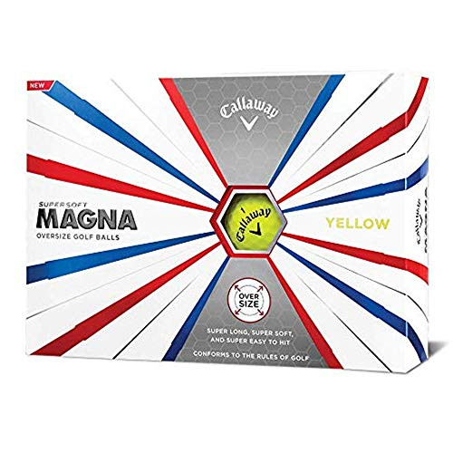 Callaway Golf Supersoft Magna Golf Balls One Dozen Yellow