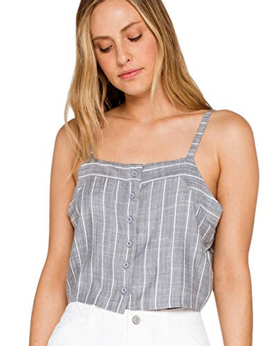 RVCA Women Munich Tank Top Orange Medium