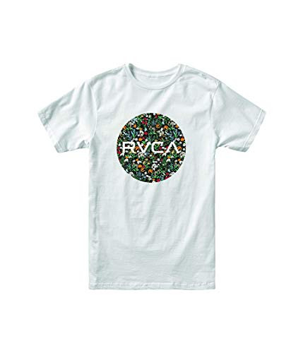 RVCA Men Motors Short Sleeve Tee White XLarge