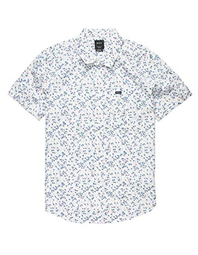 RVCA Men Eternal Short Sleeve Shirt White XXLarge