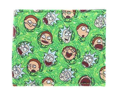 Adult Swim Rick Adult Swim Rick and Morty Allover Print Quickturn Bifold Wallet Adult Swim Rick Adult Swim Rick and Morty Allover Print Quickturn Bifold Wallet