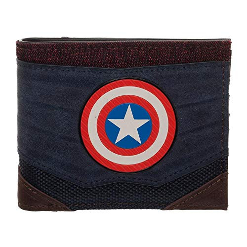 Captain America Wallet Marvel Gift Captain America Accessories  Marvel BiFold Wallet Captain America Gift