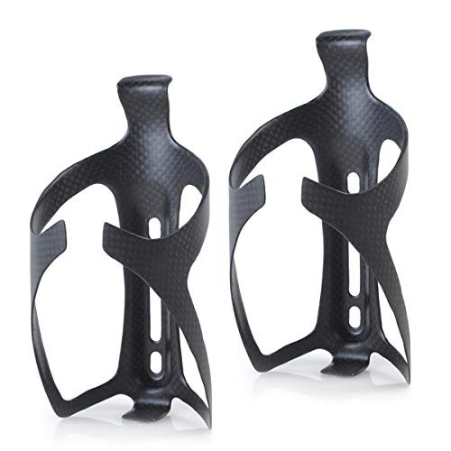 ThinkTop 2 Pack UltraLight Full Carbon Fiber Bicycle Bike Drink Water Bottle Cage Holder for Road Bike MTB ThinkTop 2 Pack UltraLight Full Carbon Fiber Bicycle Bike Drink Water Bottle Cage Holder for Road Bike MTB