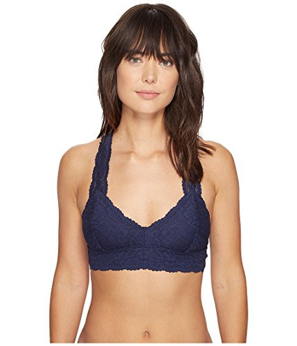 Free People Galloon Lace Racerback Navy XS Womens 02