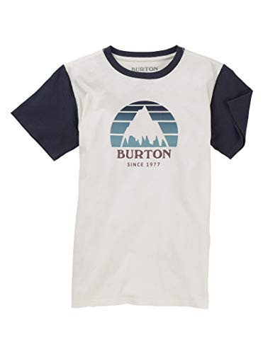 Burton Kids Underhill Short Sleeve Stout White Large