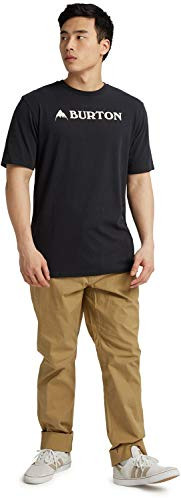 Burton Mens Horizontal Mountain Short Sleeve True Black New Large