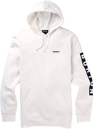 Burton Mens Vault Pullover Stout White Small