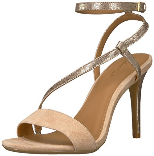 Calvin Klein Womens NYSSA Heeled Sandal Sand 11 Medium US