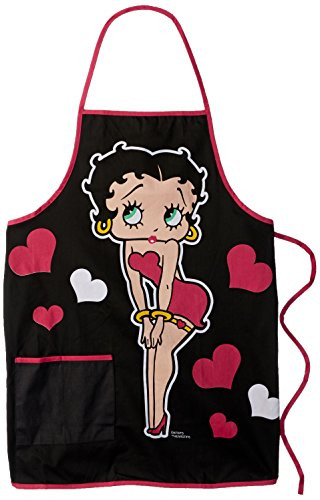 Spoontiques Betty Boop Apron, Black
