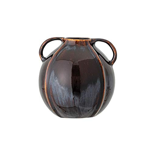Bloomingville Blue Reactive Glaze Stoneware wHandles Vase Bloomingville Blue Reactive Glaze Stoneware wHandles Vase