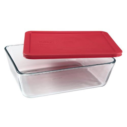 Pyrex Simply Store 11-Cup Rectangular Glass Food Storage Dish