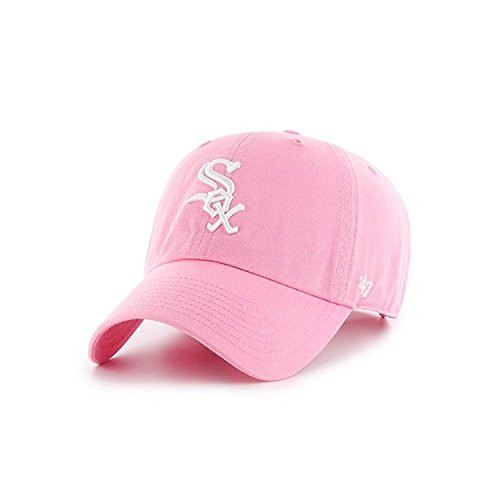 47 Chicago White Sox Dad Hat Brand Pastel Clean Up Slouch Fit Strapback Rose Pink