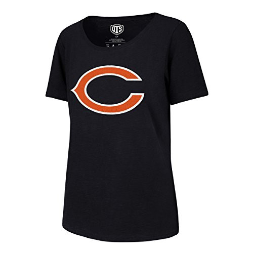 OTS NFL Chicago Bears Womens Slub Scoop Tee Distressed Logo Medium OTS NFL Chicago Bears Womens Slub Scoop Tee Distressed Logo Medium