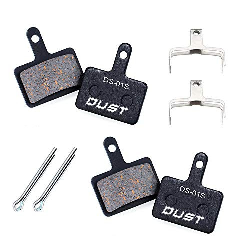 IKAAR Bike Brakes Pads 2 Pairs Bike Brake Pads Shimano B01S Brake Pads SemiMetal Disc Brake Pad Copper Fiber Lining Brake Adjusting Tool IKAAR Bike Brakes Pads 2 Pairs Bike Brake Pads Shimano B01S Brake Pads SemiMetal Disc Brake Pad Copper Fiber Lining Brake Adjusting Tool