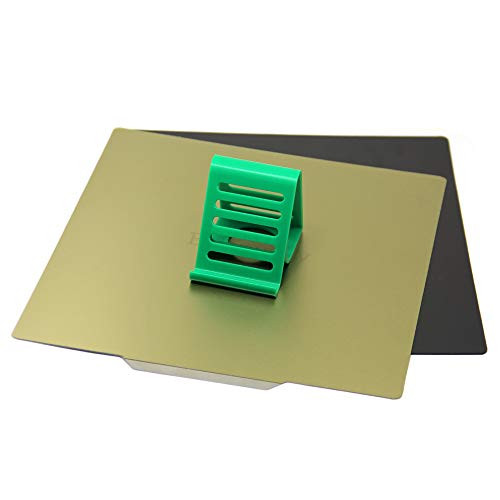 Befenybay Flexible Removable PEI Steel Sheet Bed Magnetic Heated Bed Build Surface 235x235m for Ender 3 Ender 3 ProEnder 5 3D Printer 235x235mm