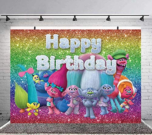 Trolls Backdrop Trolls Princess Banner Poppy Photography Backdrop Children Girls Birthday Party Supplies Background Baby Shower Decorations Photo Booth Props Trolls Backdrop Trolls Princess Banner Poppy Photography Backdrop Children Girls Birthday Party Supplies Background Baby Shower Decorations Photo Booth Props