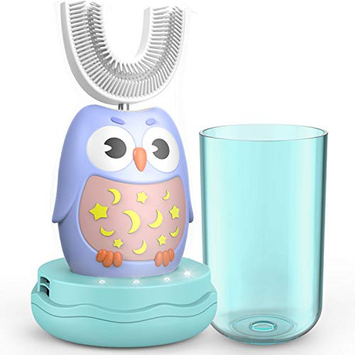 Autobrush Toothbrush for Kids 360° Automatic Electric Clean Ultrasonic Auto Brush Design for Toddlers Children 212 Blue Autobrush Toothbrush for Kids 360° Automatic Electric Clean Ultrasonic Auto Brush Design for Toddlers Children 212 Blue