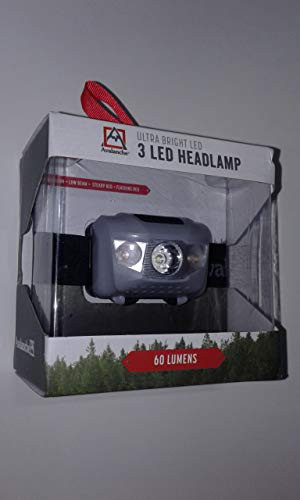 Avalanche Ultra Bright 3 LED Headlamp 60 Lumens