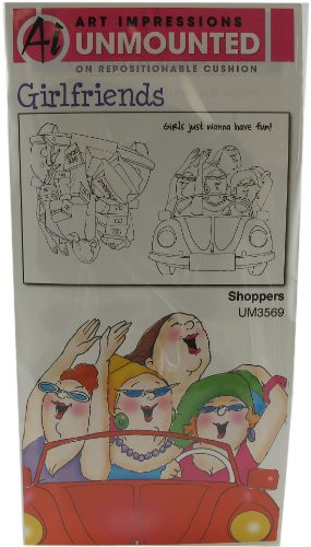 Art Impressions Shoppers Set Rubber Stamp
