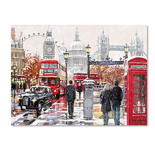 London Collagex2 Copy by The Macneil Studio 14x19Inch Canvas Wall Art