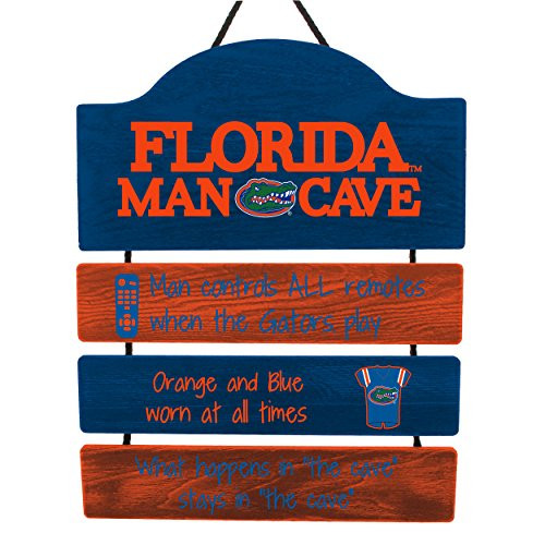 FOCO Florida Gators NCAA Mancave Team Logo Man Cave Hanging Wall Sign