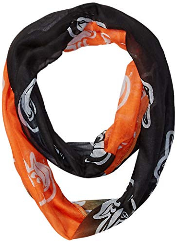 FOCO MLB Baltimore Orioles Womens Gradient Print Infinity SCARFGRADIENT Print Infinity Scarf Team Color OS