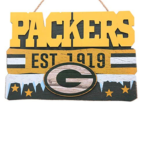 FOCO Green Bay Packers NFL Die Cut Wood Sign FOCO Green Bay Packers NFL Die Cut Wood Sign