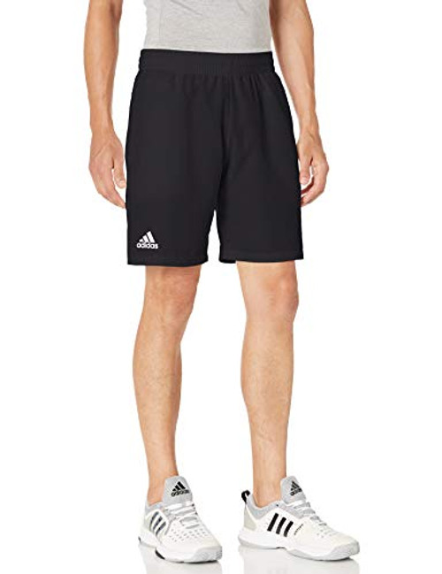 adidas Mens Tennis Club 9Inch Shorts BlackWhite Small