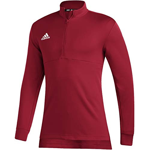 adidas Team Issue QuarterZip Top  Mens Casual XS Team Power RedWhite