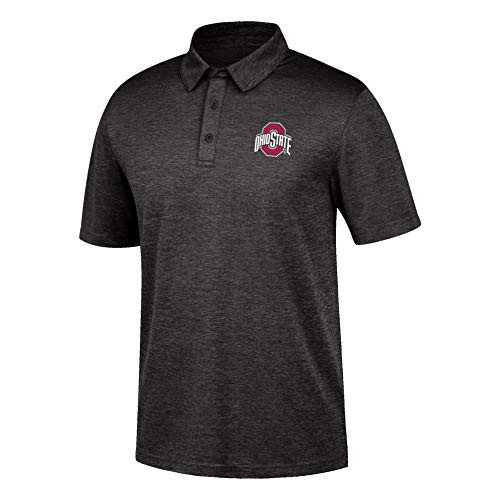 Top of the World Ohio State Buckeyes Mens Dark Heather Carbon Polo XLarge