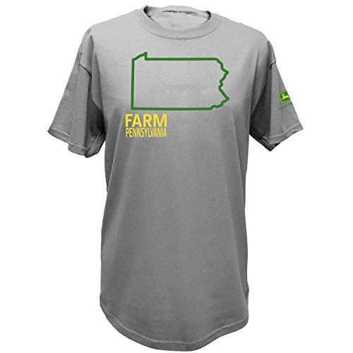 John Deere State Pride Farm Ss Tee Pennsylvania XL