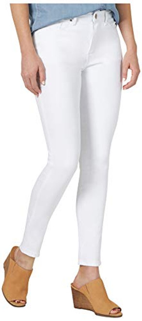 Lee Womens Sculpting Slim Fit Skinny Leg Jean White 14