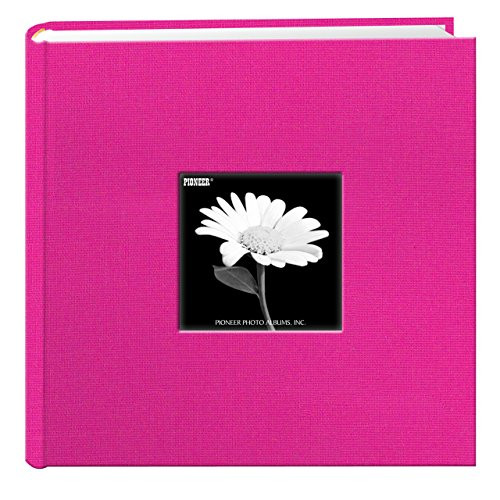 Pioneer Photo Albums Holds 200 Photos, Bright Pink, 4" x 6"