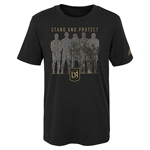 Outerstuff MLS La Football Youth Boys The Wall Short Sleeve Tee M1012 Black