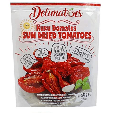 Gurme212 Delimatoes Marinated Sun Dried Tomatoes in Oil 35oz Pouch