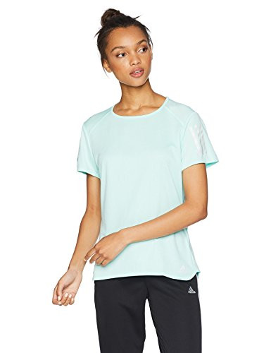 adidas Womens Running Response Short sleeve Tee Clear Mint XSmall