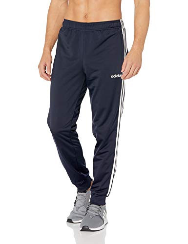 adidas Mens Essentials 3Stripes Tapered Pants Legend InkWhite XXLarge
