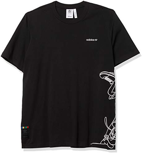 adidas Originals mens Goofy Tee BlackWhite Small
