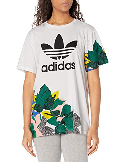 adidas Originals womens Boyfriend Tee White XLarge adidas Originals womens Boyfriend Tee White XLarge