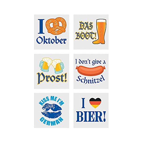 Fun Express Oktoberfest Temporary Tattoos Apparel Accessories Temporary Tattoos Regular Tattoos 72 Pieces Fun Express Oktoberfest Temporary Tattoos Apparel Accessories Temporary Tattoos Regular Tattoos 72 Pieces