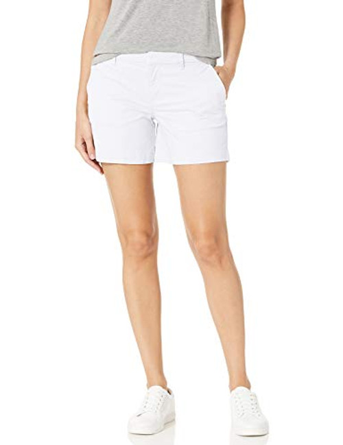 Tommy Hilfiger Womens Hollywood 5 Chino Short White 16