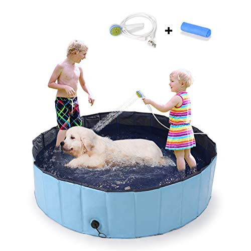 OWNPETS Pet Swimming Pool Portable Foldable Pool Dogs Cats Bathing Tub Bathtub Wash Tub Water Pond