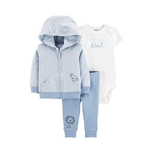 Carters Baby Boy 3Piece Koala Little Jacket Set 12 Months Blue and White