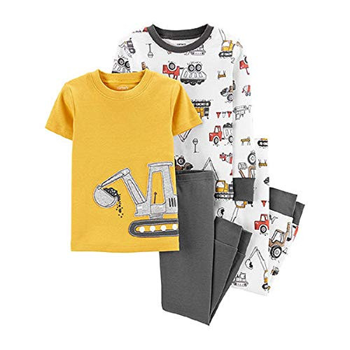 Carters 4Piece Construction Snug Fit Cotton PJs 12 Months