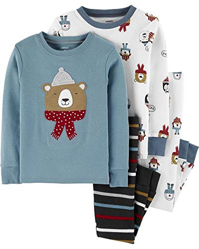 Carters 4Piece Bear Snug Fit Cotton PJs 18 Months