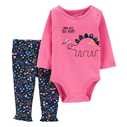 Carters 2Piece Dinosaur Bodysuit and Pant Set 9 Months