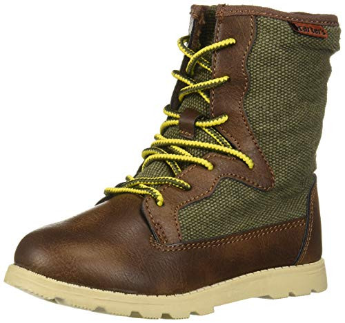 Carters Boys Buddy Ankle Boot Dark Brown 7 M US Toddler