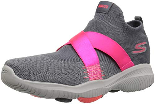 Skechers Performance Womens GO Walk Revolution Ultra15669 Sneakercharcoalhot pink65 M US